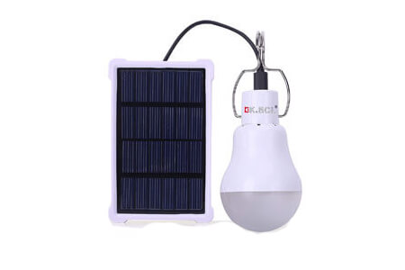 KK.BOL Solar Lamp Portable LED Light Bulb
