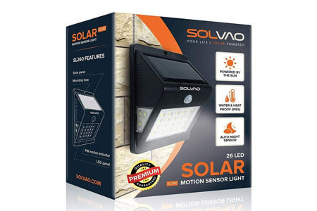 SOLVAO Solar Lights for Chicken Coop with Motion Detector