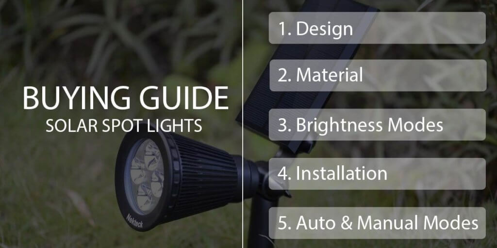 How to Choose The Best Solar Spot Lights