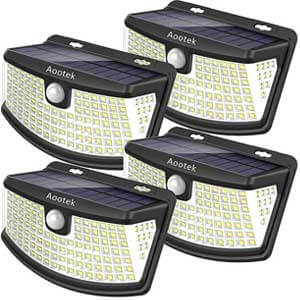 aootek solar deck light