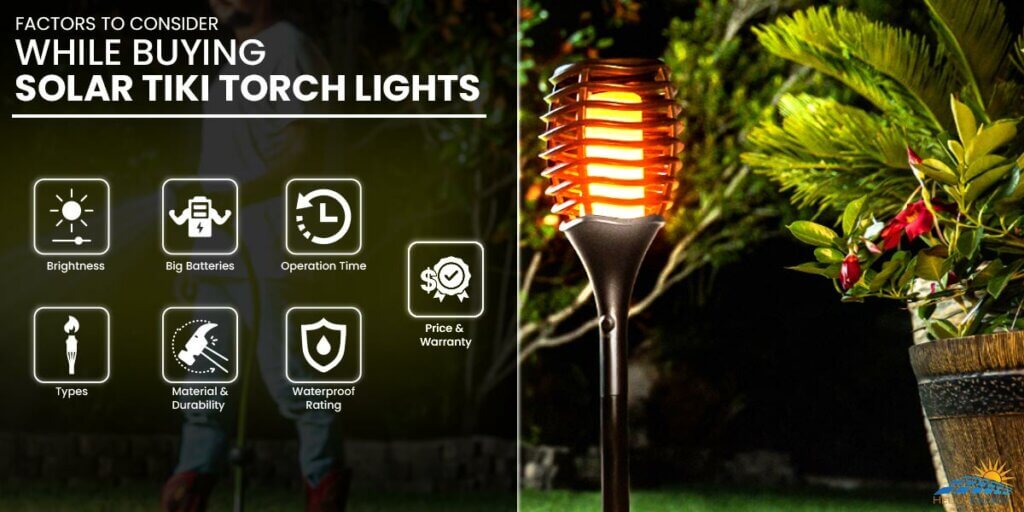Factors to Consider While Buying Solar Tiki Torch Lights