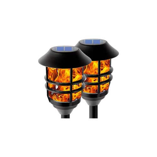 Flickering Flame Solar Powered Tiki Torches