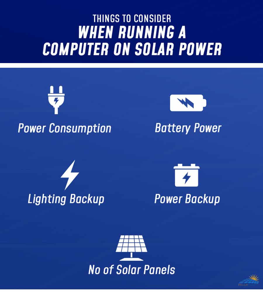 Things To Consider When Running A Computer On Solar Power