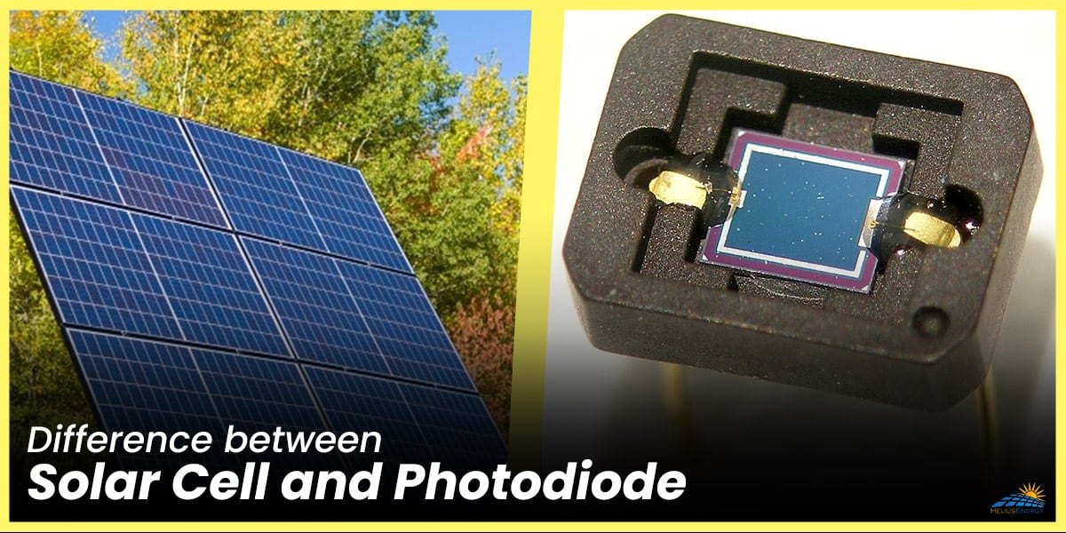 difference between solar cell and photodiode