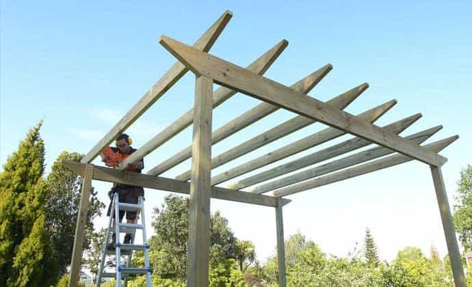 solar panel pergola design