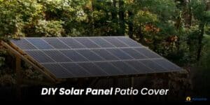 DIY Solar Panel Patio Cover