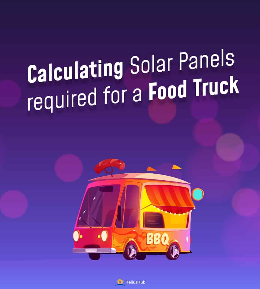 Calculating Solar Panels Required for a Food Truck
